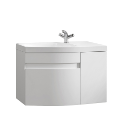 Тумба под умывальник Belux Токио НП 80-01 Белый глянцевый , левый