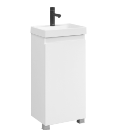 Тумба под умывальник Belux Бостон Н 40 Белый глянцевый