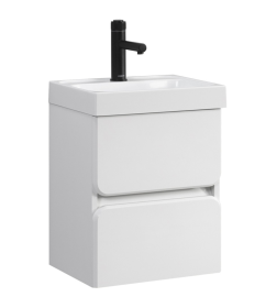 Тумба под умывальник Belux Бостон НП 40-02 Белый глянцевый