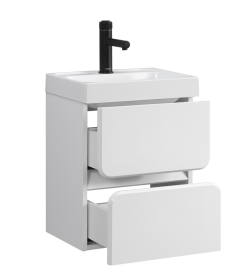 Тумба под умывальник Belux Бостон НП 40-02 Белый глянцевый