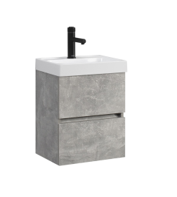 Тумба под умывальник Belux Бостон НП 40-02 Бетон Чикаго светло-серый