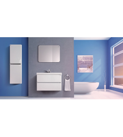 Тумба под умывальник Belux Бостон НП 60-02 Белый глянцевый