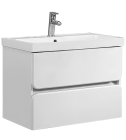 Тумба под умывальник Belux Бостон НП 70-02 Белый глянцевый