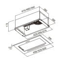 Вытяжка кухонная Weissgauff INTEGRA 850 PB WH (INTEGRA850PBWH) 