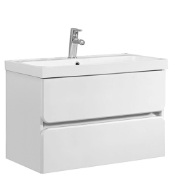 Тумба под умывальник Belux Бостон НП 80-02 Белый глянцевый