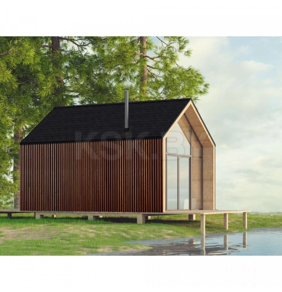 Гибкая черепица ШИНГЛАС ФАЗЕНДА Чёрный (уп. 2,6 м2)