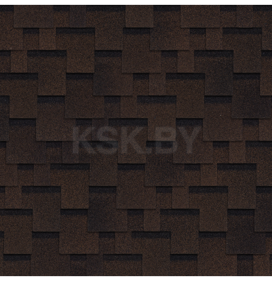 Гибкая черепица ШИНГЛАС Оптима Аккорд Коричневый (уп. 3,0м2)  ( ) 