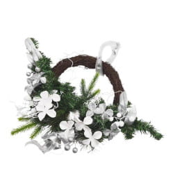 Венок новогодний 35,6*50,8 см. 3D-057