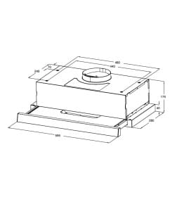 Вытяжка кухонная Weissgauff TEL 06 1M WM