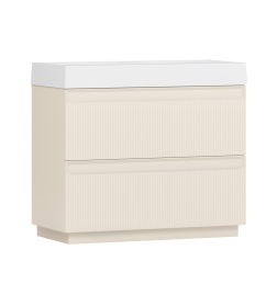 Тумба под умывальник Belux Базель Н 90-02 Светлый Миндаль матовый