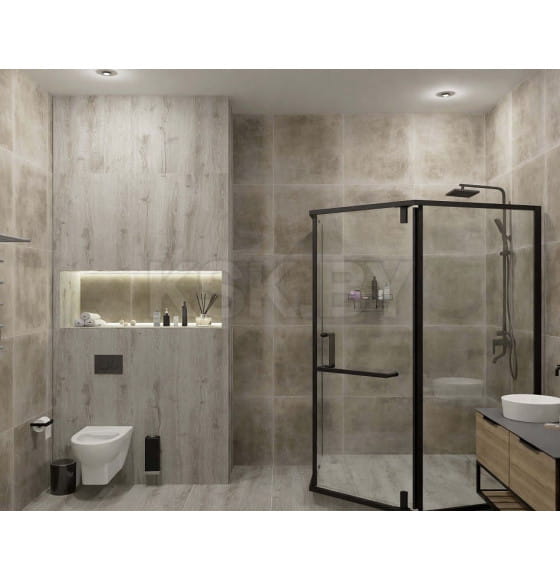 Керамогранит ARGOS мат. рект.серо-коричневый  600х600x8 мм, сорт 1