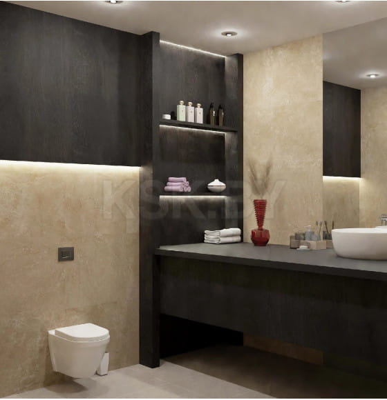 Керамогранит FARO мат. рект.бежевый  600х600x8 мм, сорт 1