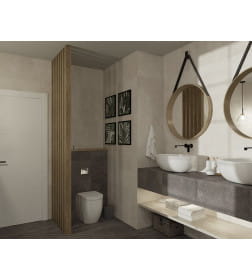 Керамогранит RONDA мат. рект.светло-серый 600х600x8 мм, сорт 1