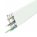 Наличник ПВХ 70х2200мм "Идеал Деконика" Белый глянцевый (001-G) 