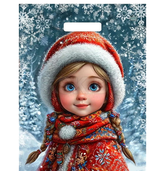 Пакет "Снегурушка" 40*31см, 00287936 (00287936) 