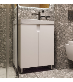 Тумба под умывальник Belux Даллас Н 70 Белый глянцевый