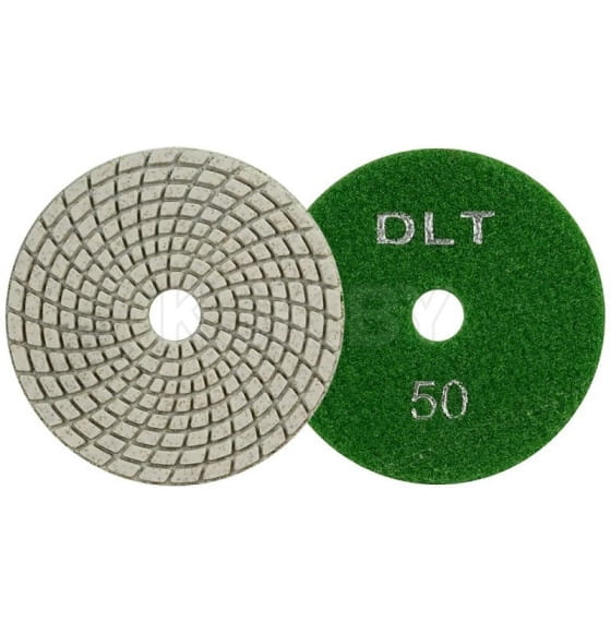 Алмазный гибкий шлифовальный круг DLT №1, #50, 100мм. (0644) 