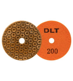 Алмазный гибкий шлифовальный круг DLT №10, #200, 100мм.