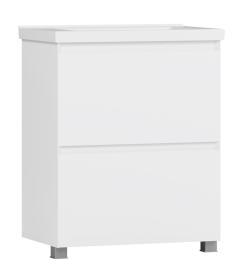 Тумба под умывальник Belux Киото Н 70-02 Белый глянцевый 