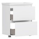 Тумба под умывальник Belux Киото Н 70-02 Белый глянцевый 