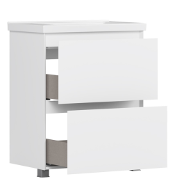 Тумба под умывальник Belux Киото Н 70-02 Белый глянцевый 