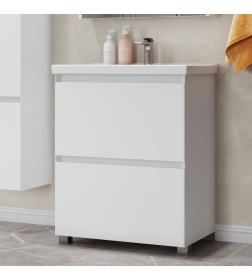 Тумба под умывальник Belux Киото Н 70-02 Белый глянцевый 