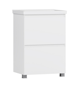 Тумба под умывальник Belux Киото Н 60-02 Белый глянцевый 