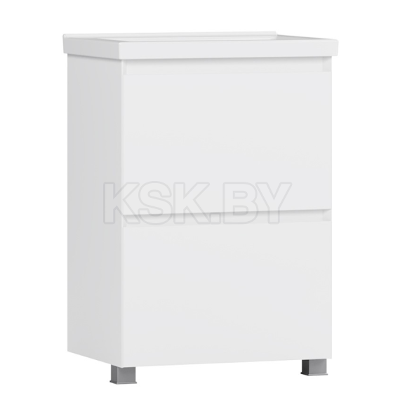 Тумба под умывальник Belux Киото Н 60-02 Белый глянцевый 