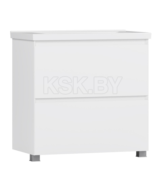 Тумба под умывальник Belux Киото Н 100-02 Белый глянцевый 