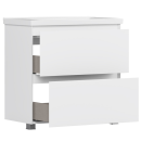 Тумба под умывальник Belux Киото Н 100-02 Белый глянцевый 