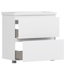 Тумба под умывальник Belux Киото Н 100-02 Белый глянцевый 