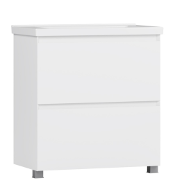 Тумба под умывальник Belux Киото Н 80-02 Белый глянцевый 