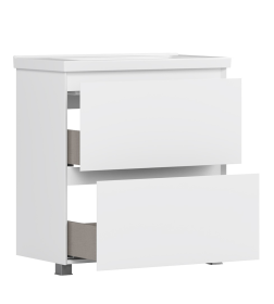 Тумба под умывальник Belux Киото Н 80-02 Белый глянцевый 
