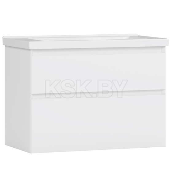 Тумба под умывальник Belux Киото НП 100-02 Белый глянцевый 