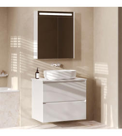 Тумба под умывальник Belux LUNA НП 100-02 Белый матовый