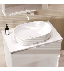Тумба под умывальник Belux LUNA НП 100-02 Белый матовый