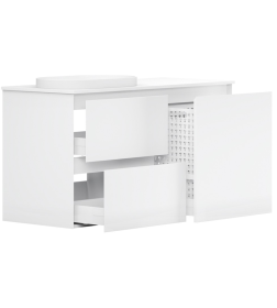 Тумба под умывальник Belux LUNA НП 120-03 К, Белый матовый