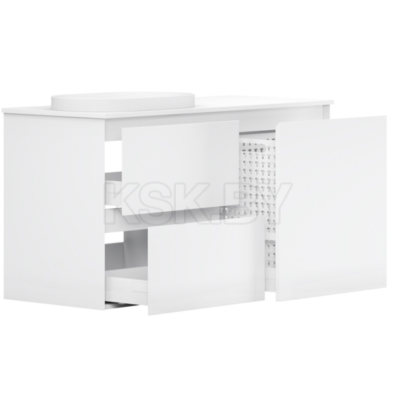 Тумба под умывальник Belux LUNA НП 120-03 К, Белый матовый