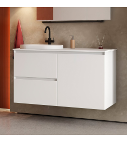 Тумба под умывальник Belux LUNA НП 120-03 К, Белый матовый