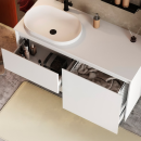 Тумба под умывальник Belux LUNA НП 120-03 К, Белый матовый