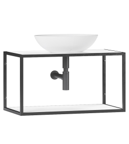 Тумба под умывальник Belux Аляска НП 80 Белый глянцевый