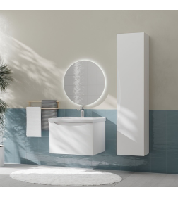 Тумба под умывальник Belux Берген НП 60-01 Белый глянцевый