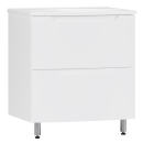 Тумба под умывальник Belux Ганновер Н 60-02 Белый глянцевый