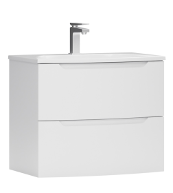 Тумба под умывальник Belux Ганновер НП 70-02 Белый глянцевый