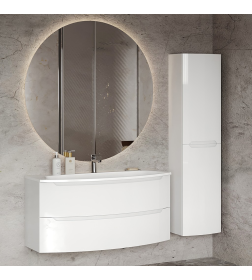 Шкаф навесной Belux Ганновер ПН 40 Белый глянцевый