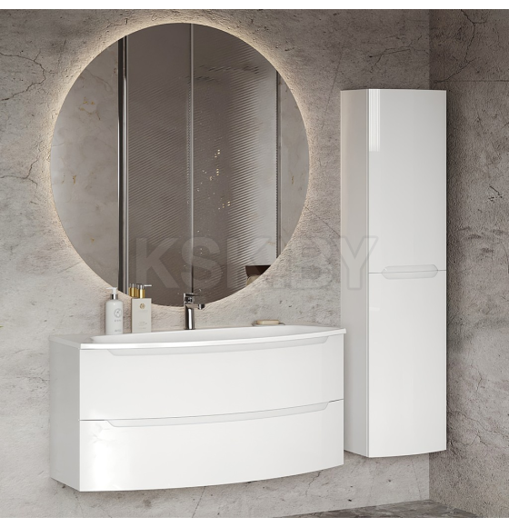 Шкаф навесной Belux Ганновер ПН 40 Белый глянцевый