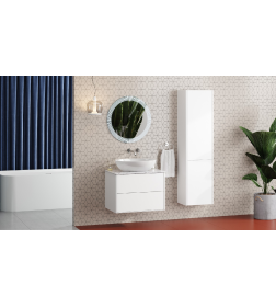 Тумба под умывальник Belux Джаз НП 70-02 Белый глянцевый