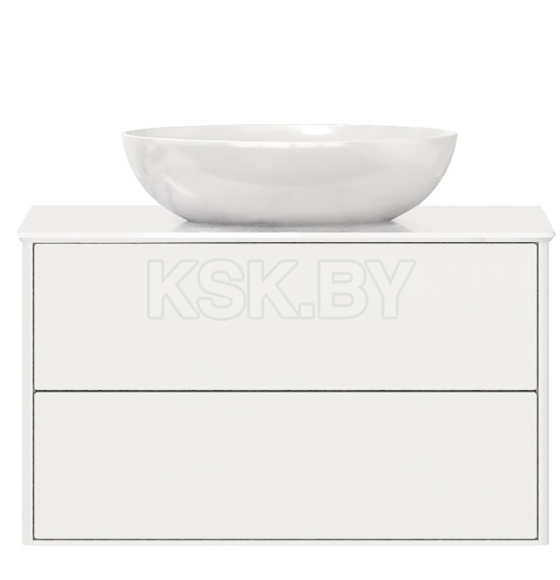 Тумба под умывальник Belux Джаз НП 80-02 Белый глянцевый