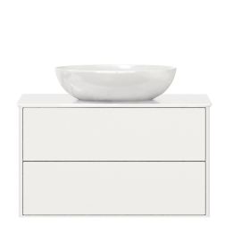 Тумба под умывальник Belux Джаз НП 90-02 Белый глянцевый