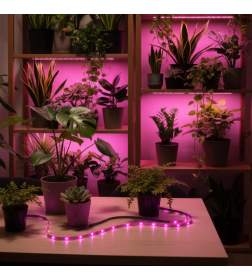 Лента светодиодная для выращивания растений 5V IP65 с USB подключением 3м DzivaTek